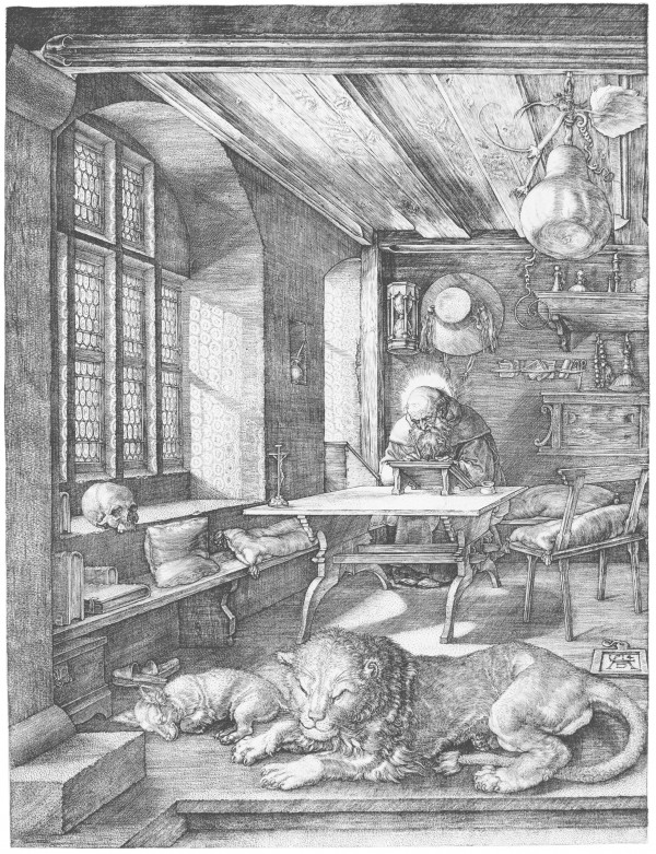 Saint Jerome in His Study Room by Albrecht Durer